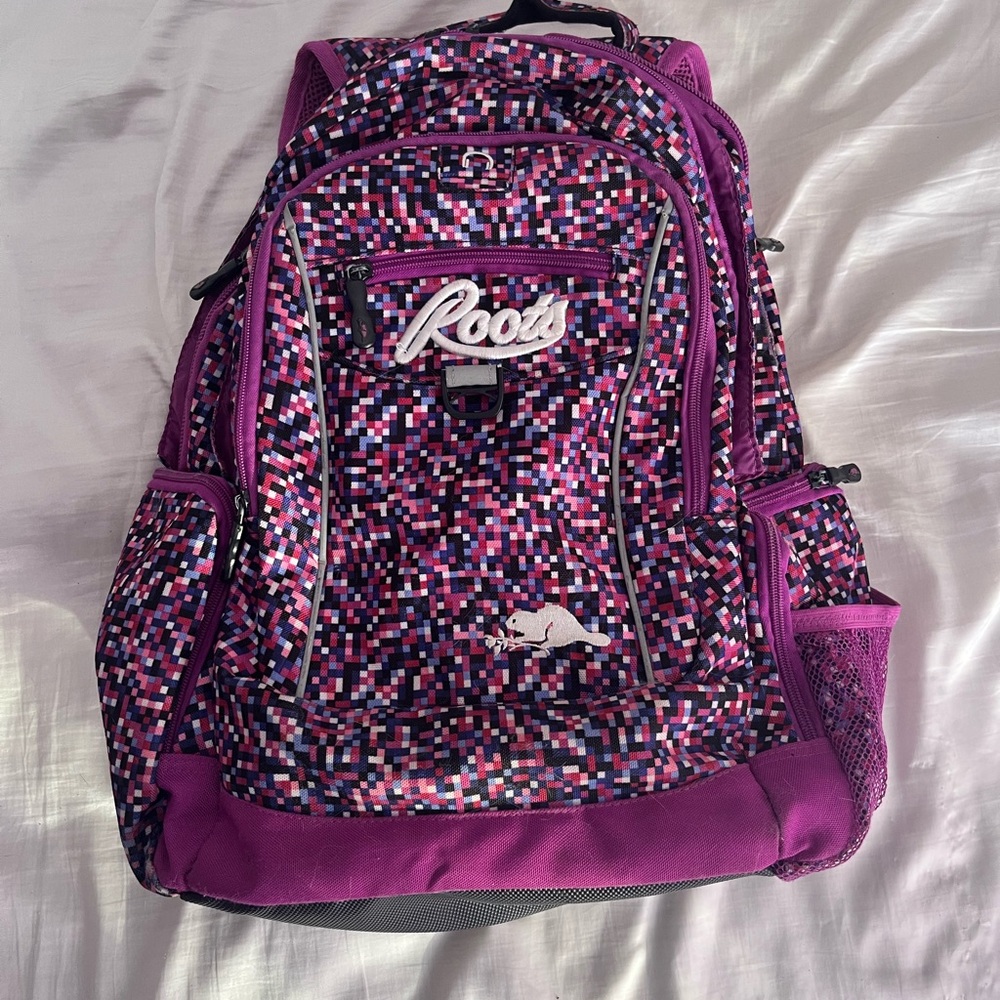Roots Women's Multicolor Pixel Backpack